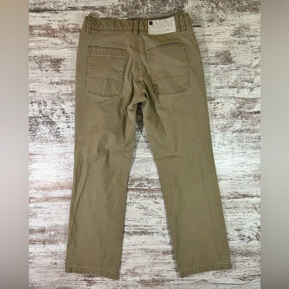 Men’s Gap 1969 09 Worker cargo pants khaki tan distressed straight Sz 31 x 30.5” - Picture 5 of 9